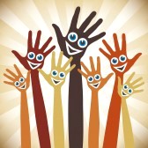 10043882-hands-with-happy-faces