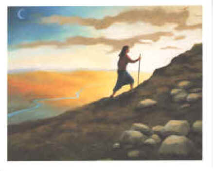 a_woman_climbing_a_mountain